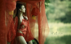 情趣肚兜写真,情趣肚兜写真,展现东方美韵